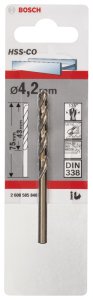 Bosch HSS-Co 4,2*75 mm 1'li Paket
