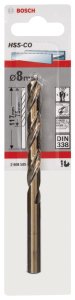 Bosch HSS-Co 8*117 mm 1'li Paket