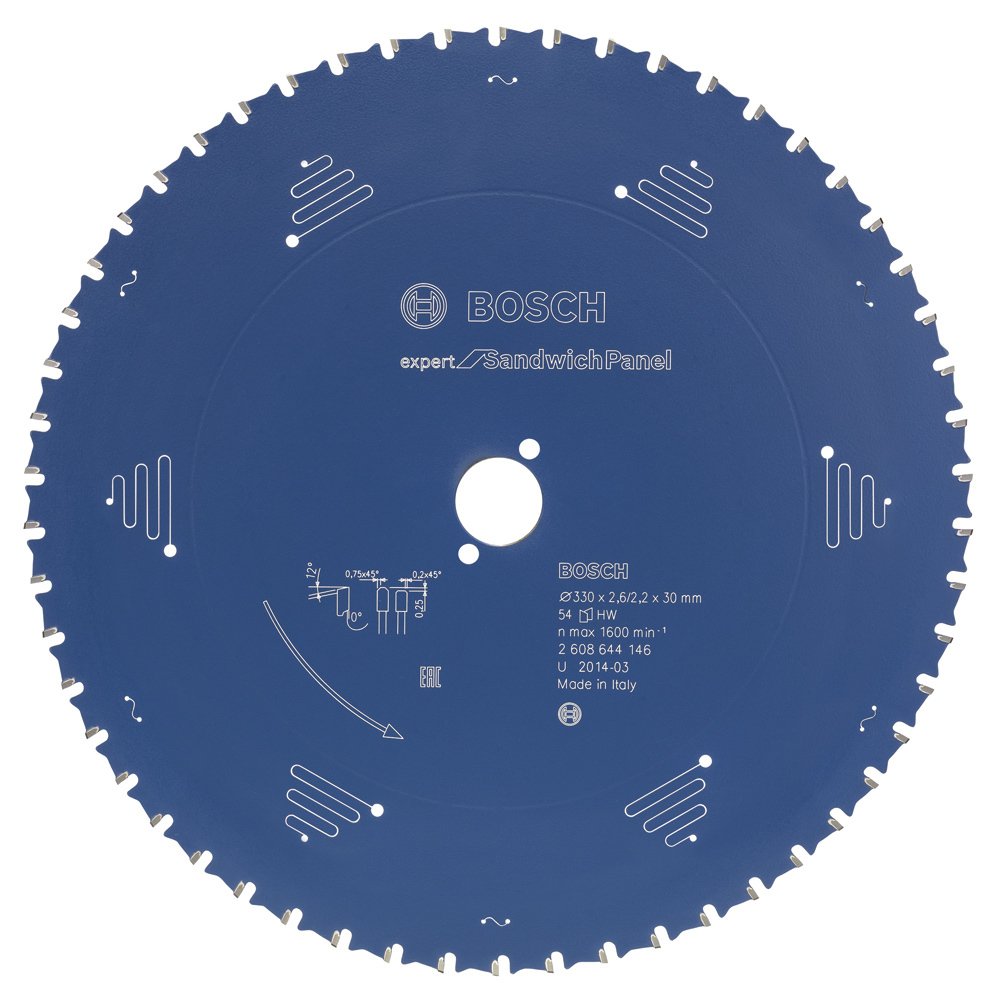 Bosch Expert for Sandwich Panel 210*30 mm 36 Diş
