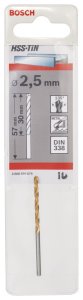 Bosch HSS-TiN 2,5*57 mm