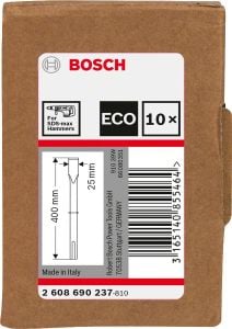 Bosch Yassı Keski SDS-Max 400*25 mm 10'lu EKO