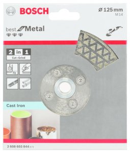 Bosch Best for Metal Elmas Disk 125 mm