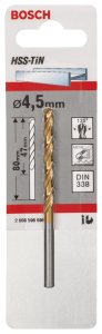 Bosch HSS-TiN 4,5*80 mm