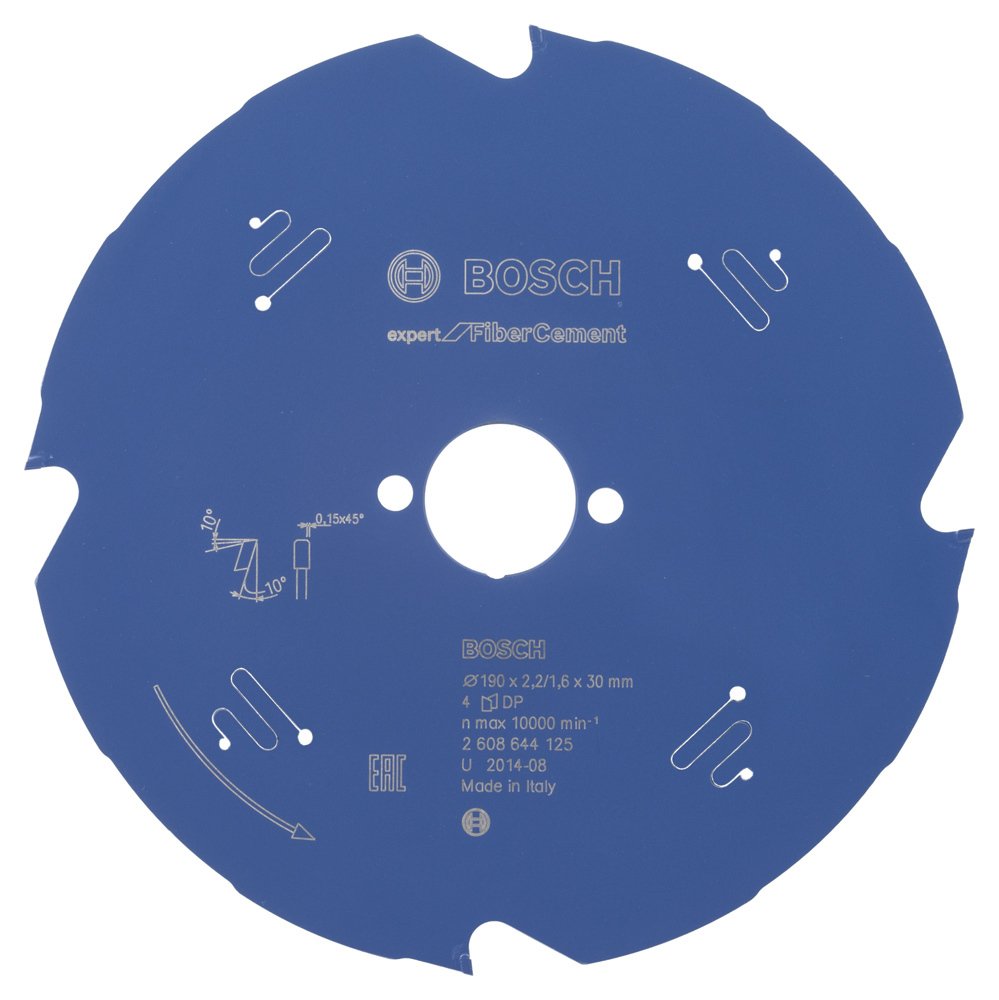 Bosch Expert for Fiber Cement 190*30 mm 4 Diş