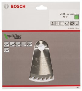 Bosch Optiline Wood 190*20/16 mm 48 Diş