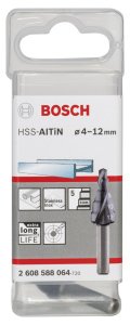 Bosch HSS-AlTiN 5 kademeli Matkap Ucu 4-12 mm