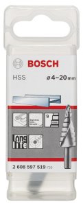 Bosch HSS 9 kademeli Matkap Ucu 4-20 mm