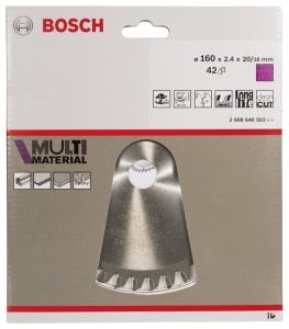 Bosch MultiMaterial 160*20/16 mm 42 Diş