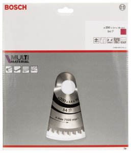 Bosch MultiMaterial 200*30 mm 54 Diş