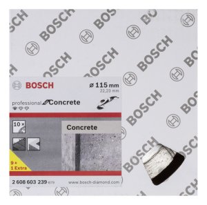 Bosch 9+1 Standard for Concrete 115 mm