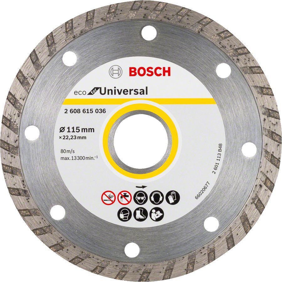 Bosch 9+1 Eco for Universal 125 mm Turbo