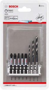 Bosch Impact Ctrl HSS/Power Bit 8'li Set