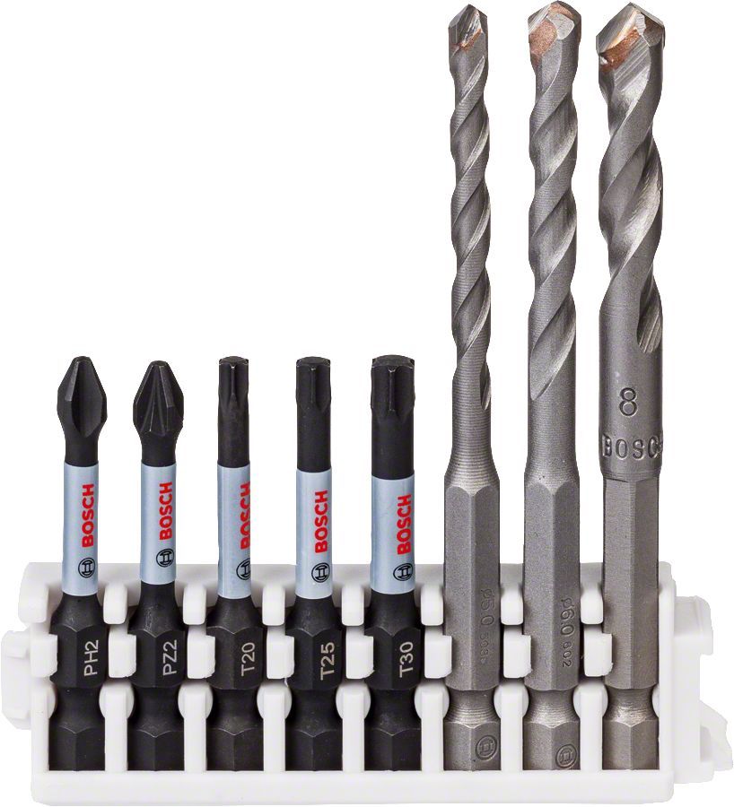 Bosch Impact Ctrl HEX-9 Ceramic/PowerBit 8'li