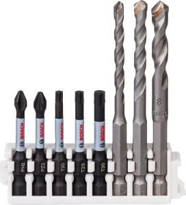 Bosch Impact Ctrl HEX-9 Ceramic/PowerBit 8'li
