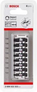 Bosch Impact Ctrl 8'li T15-T40,25mm