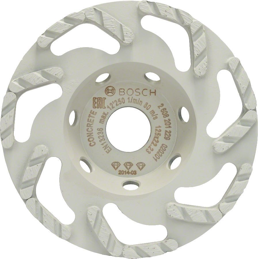 Bosch Çanak Disk Best for Concrete Speed 125 mm