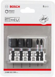 Bosch Impact Ctrl 5'li Lokma 8/10/13 + Bits