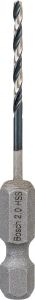 Bosch Impact Ctrl HSS 2,0*60mm 10'lu Paket