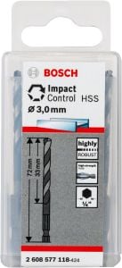 Bosch Impact Ctrl HSS 3,0*72mm 10'lu Paket