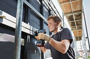 Bosch Professional GSB 14.4 V-EC 4 Ah Çift Akülü Darbeli Delme/Vidalama - Kömürsüz Motor