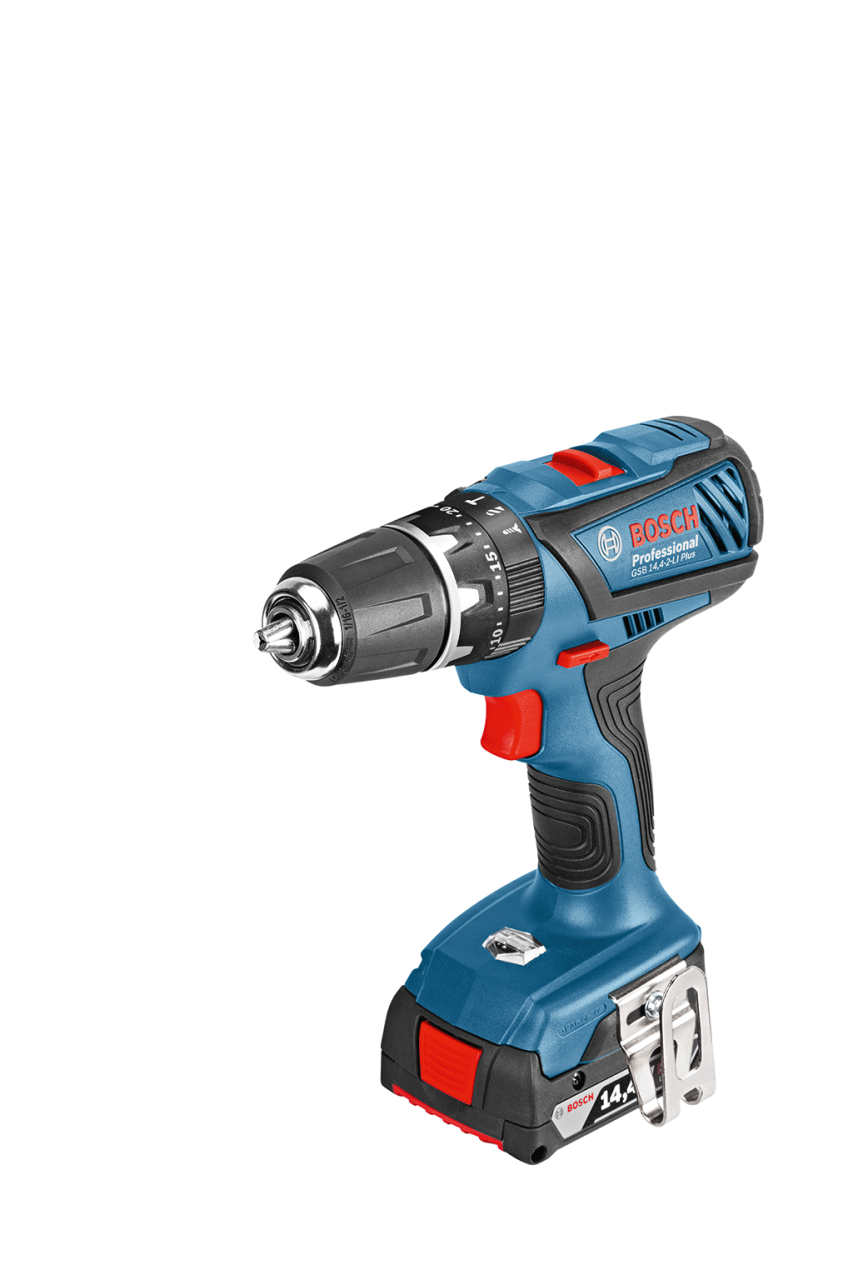 Bosch Professional GSB 14,4-2-LI Plus 4 Ah Çift Akülü Darbeli Delme/Vidalama- L-boxx Çantalı
