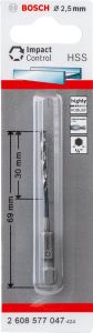 Bosch Impact Ctrl HSS 2,5*69mm