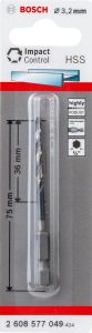 Bosch Impact Ctrl HSS 3,2*75mm