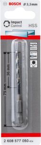 Bosch Impact Ctrl HSS 3,3*75mm