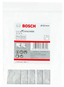 Bosch Karot Uç Segmanı 62 mm için 6 Parça