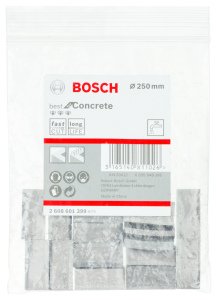 Bosch Karot Uç Segmanı 250 mm için 16 Parça