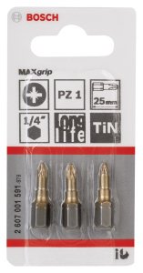 Bosch MaxGrip PZ 1*25 mm 3'lü