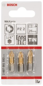 Bosch MaxGrip PZ 2*25 mm 3'lü