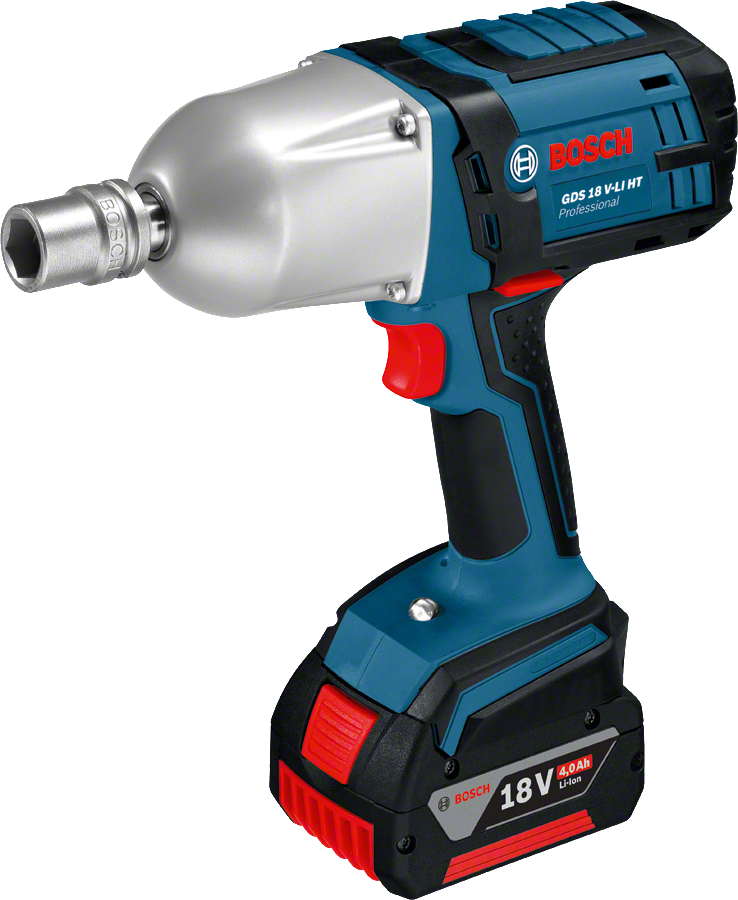 Bosch Professional GDS 18 V-LI HT 4 Ah Çift Akülü Darbeli Somun Sıkma - L-boxx Çantalı