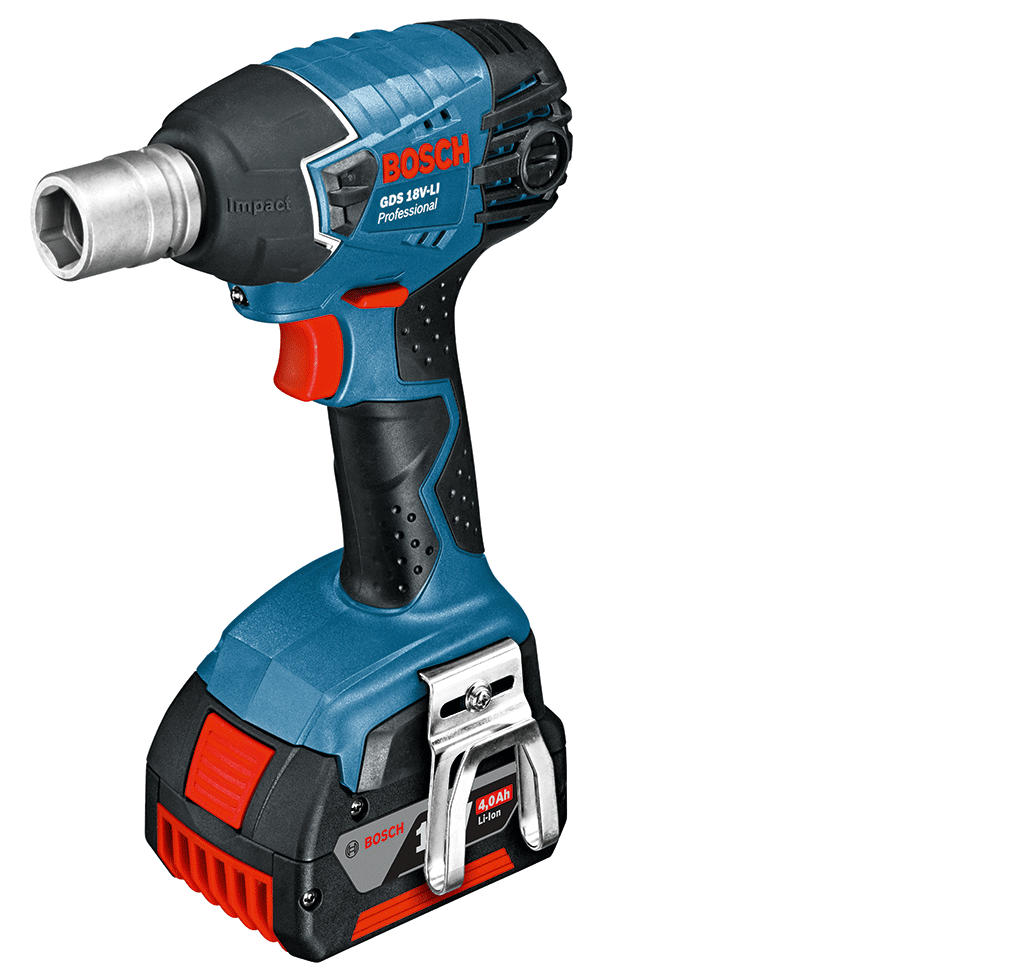 Bosch Professional GDS 18 V-LI 4 Ah Çift Akülü Darbeli Somun Sıkma - L-boxx Çantalı