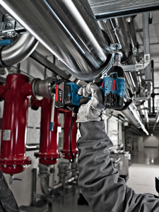 Bosch Professional GDS 18 V-LI 4 Ah Çift Akülü Darbeli Somun Sıkma - L-boxx Çantalı