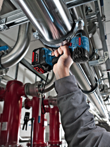 Bosch Professional GDS 14,4 V-LI 4 Ah Çift Akülü Darbeli Somun Sıkma - L-boxx Çantalı