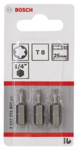 Bosch ExtraHard T8*25 mm 3'lü