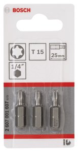 Bosch ExtraHard T15*25 mm 3'lü