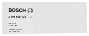 Bosch Karot için adaptör SDS-Plus - 1/2'' BSP