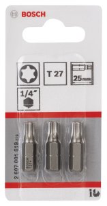 Bosch ExtraHard T27*25 mm 3'lü