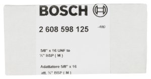 Bosch Karot için adaptör 5/8''x16UNF - 1/2''BSP