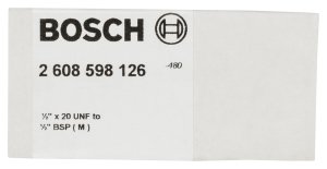 Bosch Karot için adaptör 1/2''20UNF-1/2''BSP