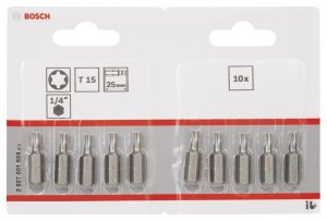 Bosch ExtraHard T15*25 mm 10'lu