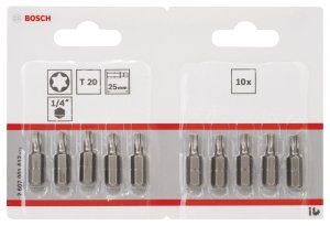 Bosch ExtraHard T20*25 mm 10'lu