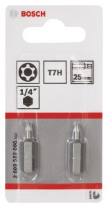 Bosch ExtraHard Security-Torx® T7H*25 mm 2'li