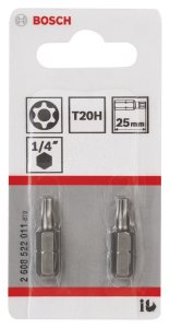Bosch ExtraHard Security-Torx® T20H*25 mm 2li