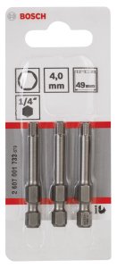 Bosch ExtraHard HEX4*49 mm 3'lü