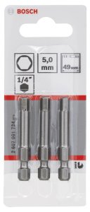 Bosch ExtraHard HEX5*49 mm 3'lü